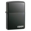 Zippo black ice - Avec logo