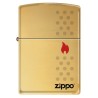 Zippo doré logo Zippo