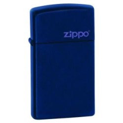 Zippo Slim Bleu mat
