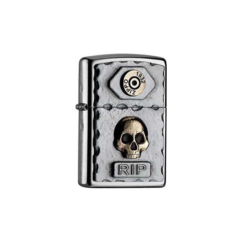 Zippo Skull RIP