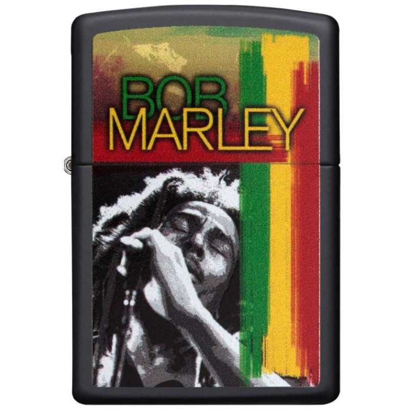 Zippo Bob Marley Black noir mat
