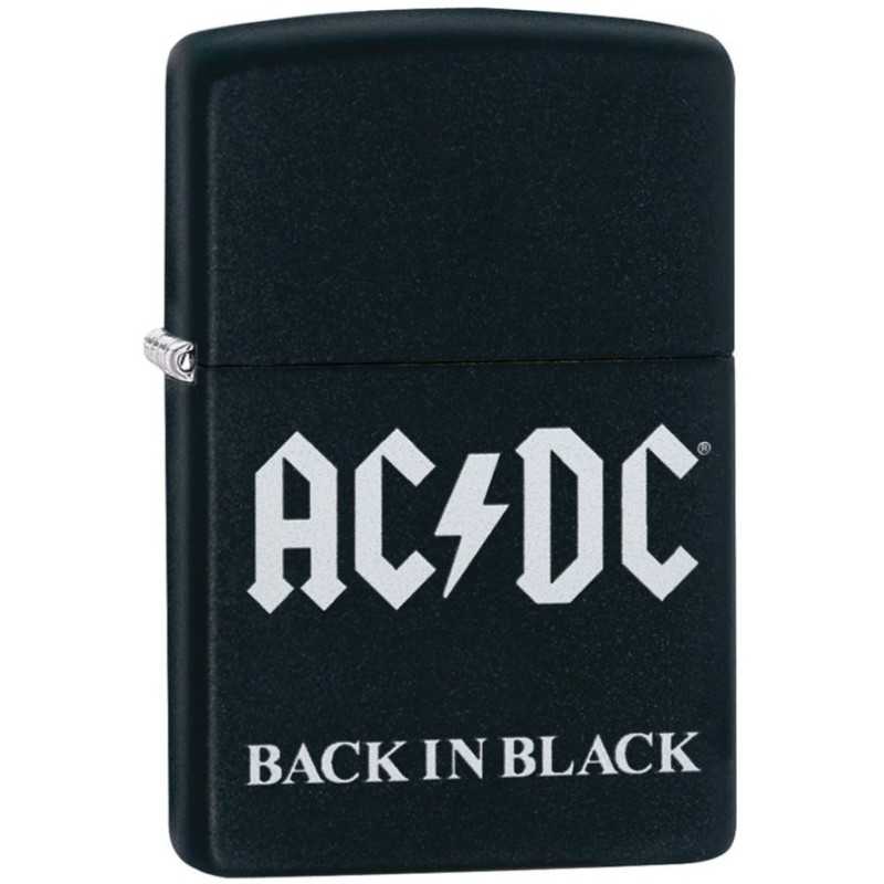 Zippo AC/DC noir mat