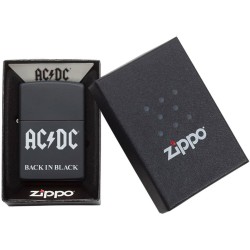 Zippo AC/DC noir mat